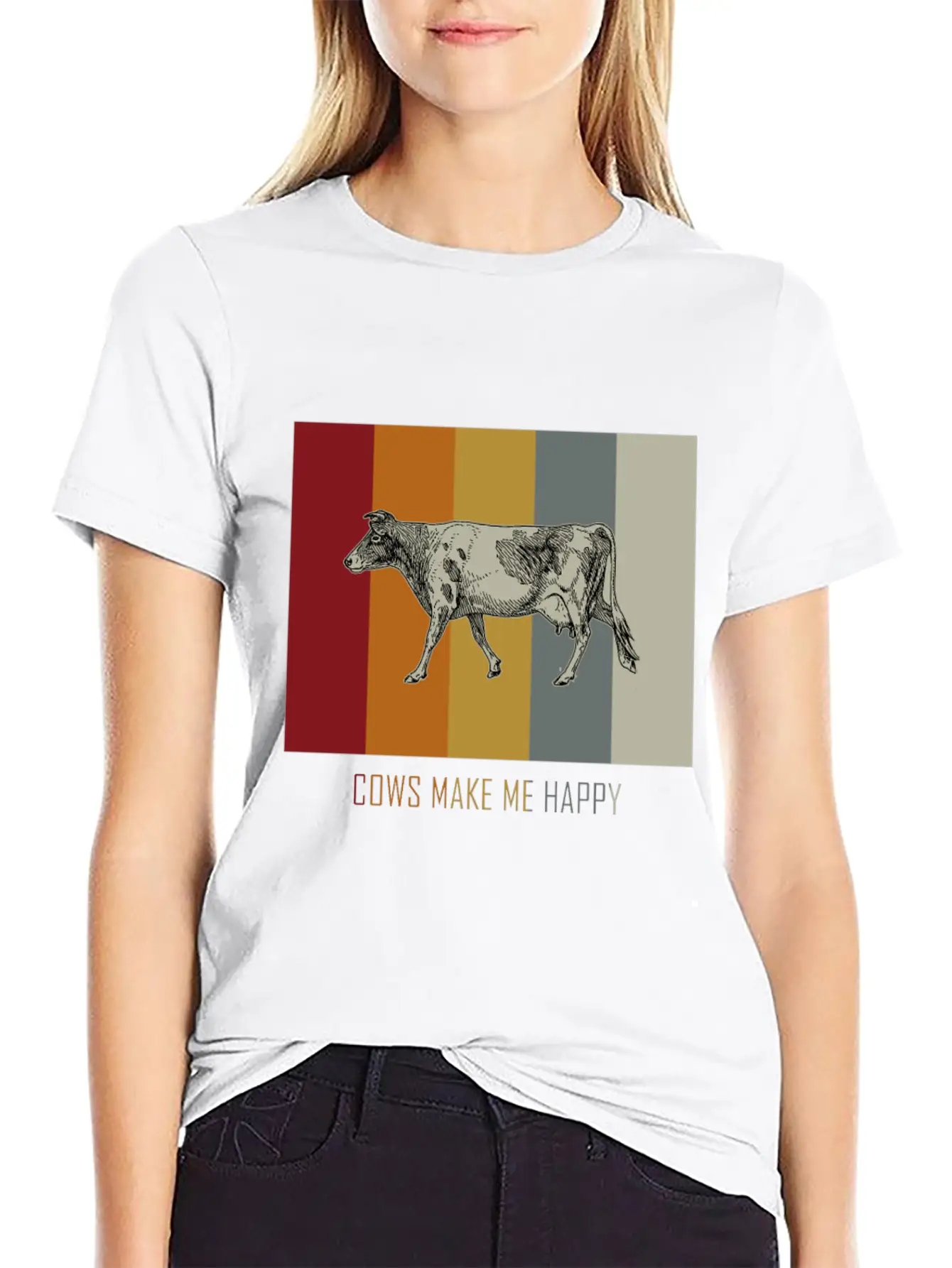 Cow Bull Animal Classic Fit Graphic Tee For Daily Comfort – Unisex Cotton Shirt