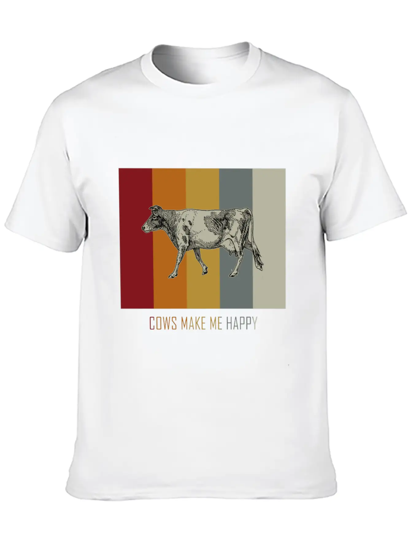 Cow Bull Animal Classic Fit Graphic Tee For Daily Comfort – Unisex Cotton Shirt