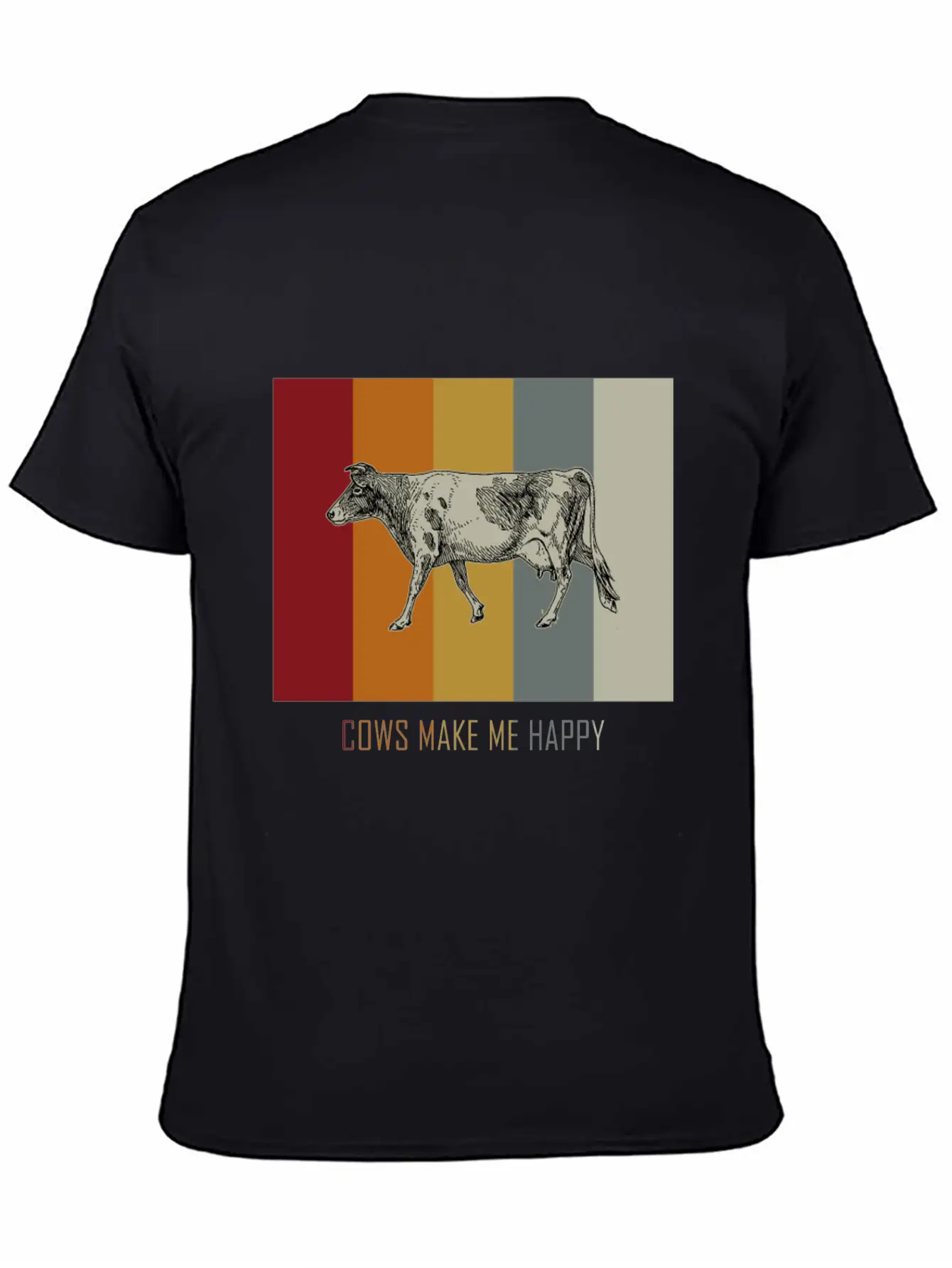 Cow Bull Animal Classic Fit Graphic Tee For Daily Comfort – Unisex Cotton Shirt