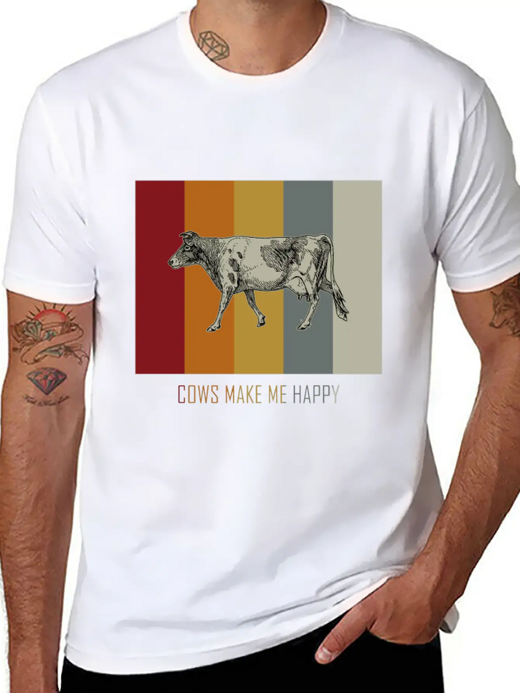 Cow Bull Animal Classic Fit Graphic Tee For Daily Comfort – Unisex Cotton Shirt