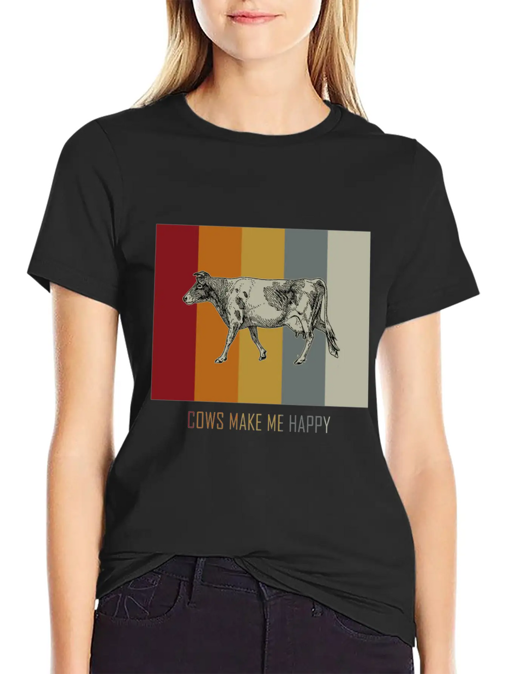 Cow Bull Animal Classic Fit Graphic Tee For Daily Comfort – Unisex Cotton Shirt