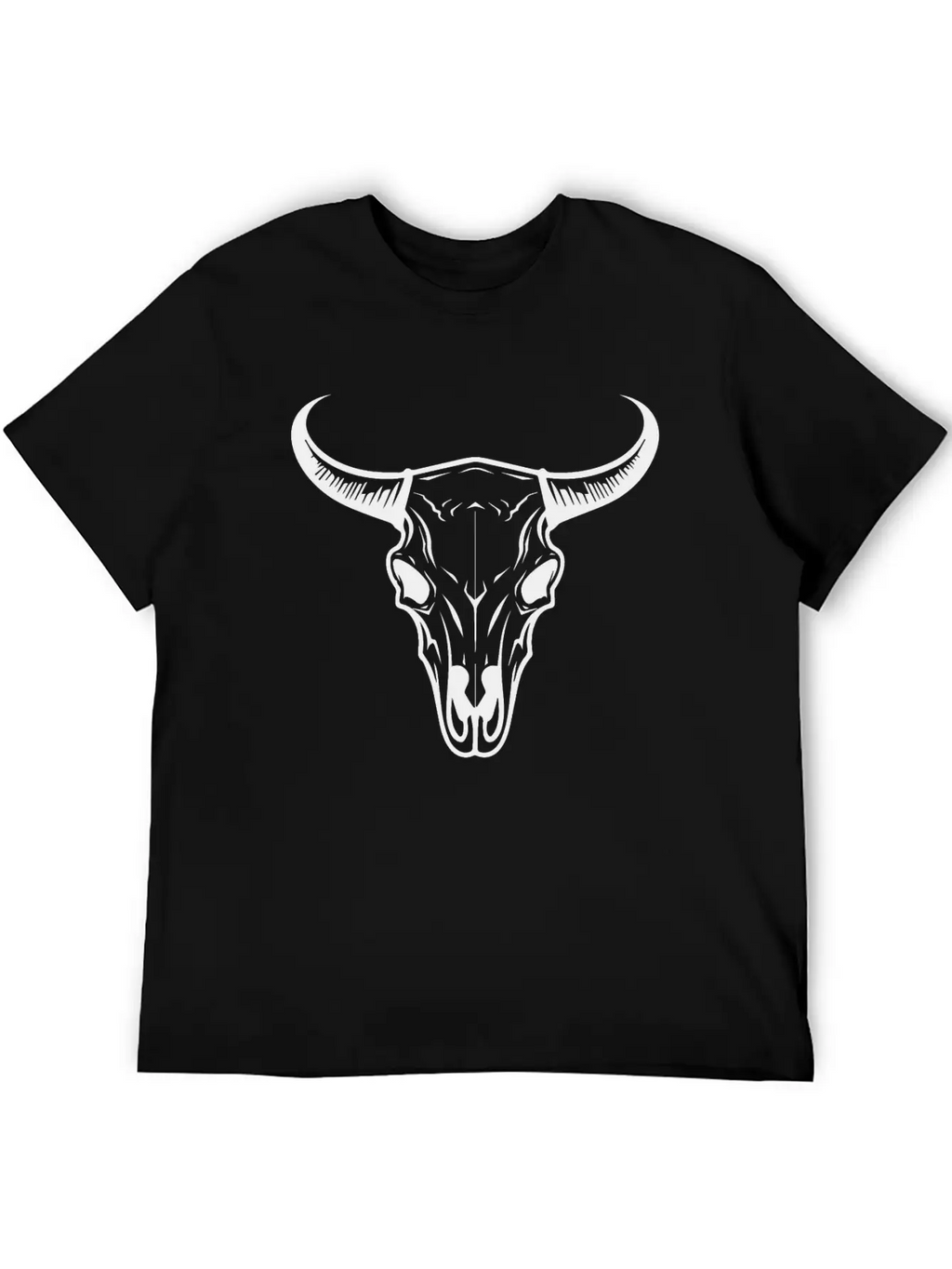 Cow Skull Boho Unisex Casual T-Shirt – Clean Design For Daily Comfort