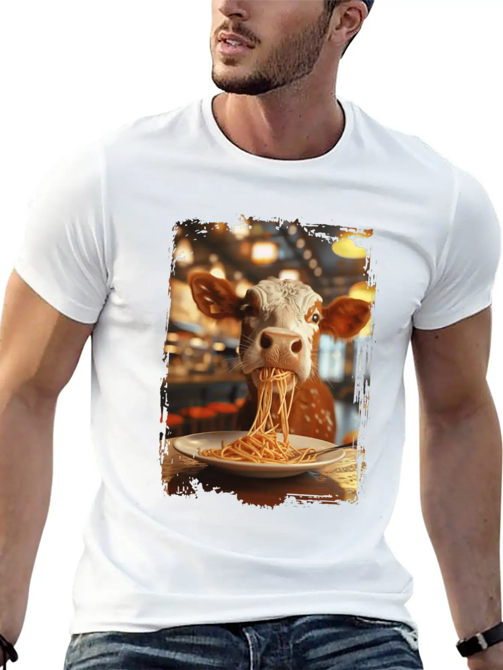 Cow Unisex Casual T-Shirt – Clean Design For Daily Comfort