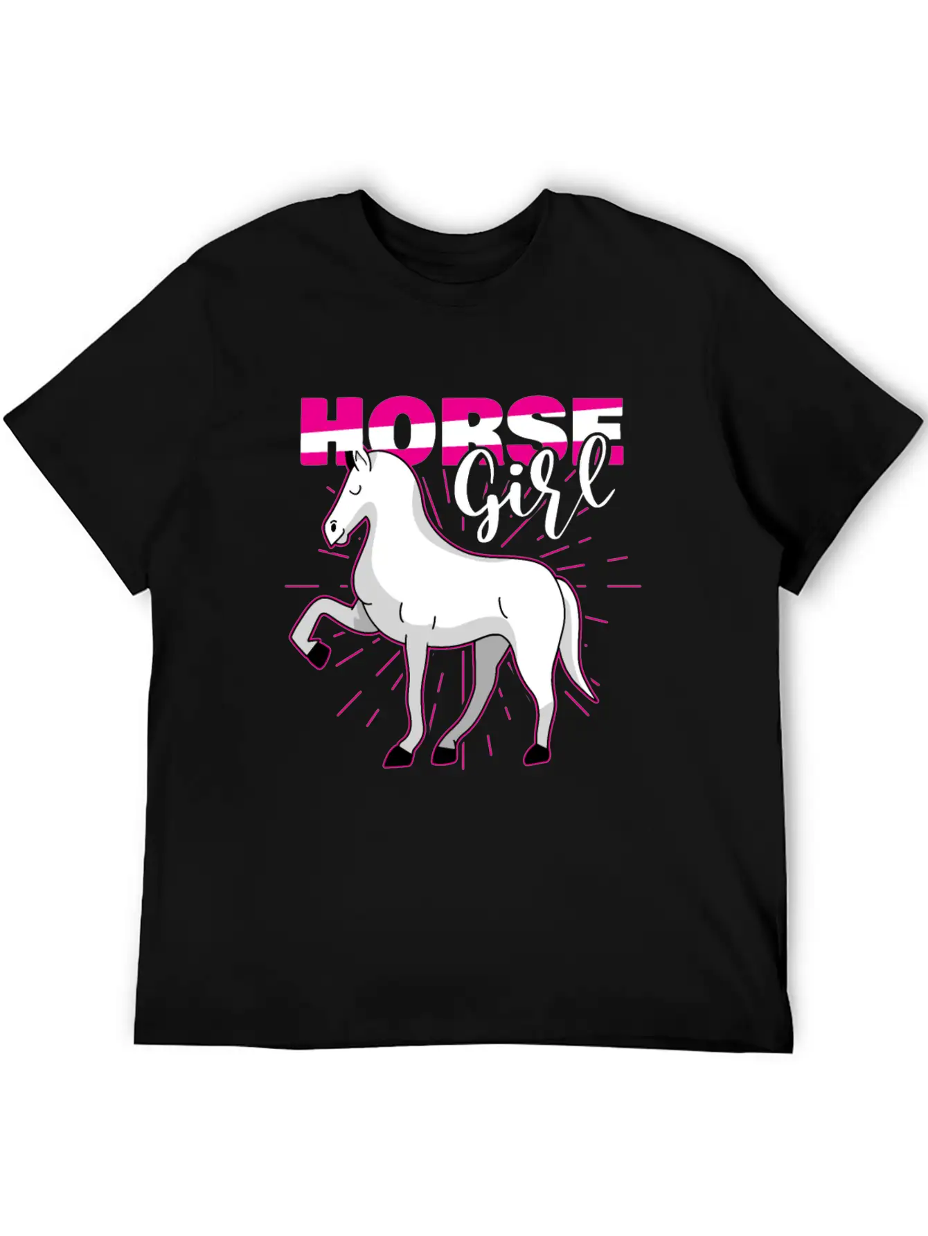 Cowboy Horse Country Western Outfit Horse Girl Casual Graphic T-Shirt – Simple And Comfortable Daily Wear