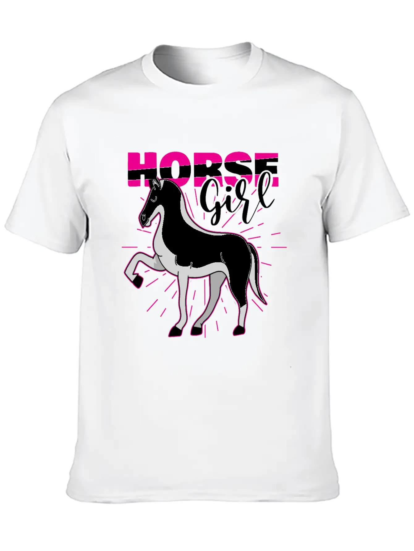 Cowboy Horse Country Western Outfit Horse Girl Casual Graphic T-Shirt – Simple And Comfortable Daily Wear