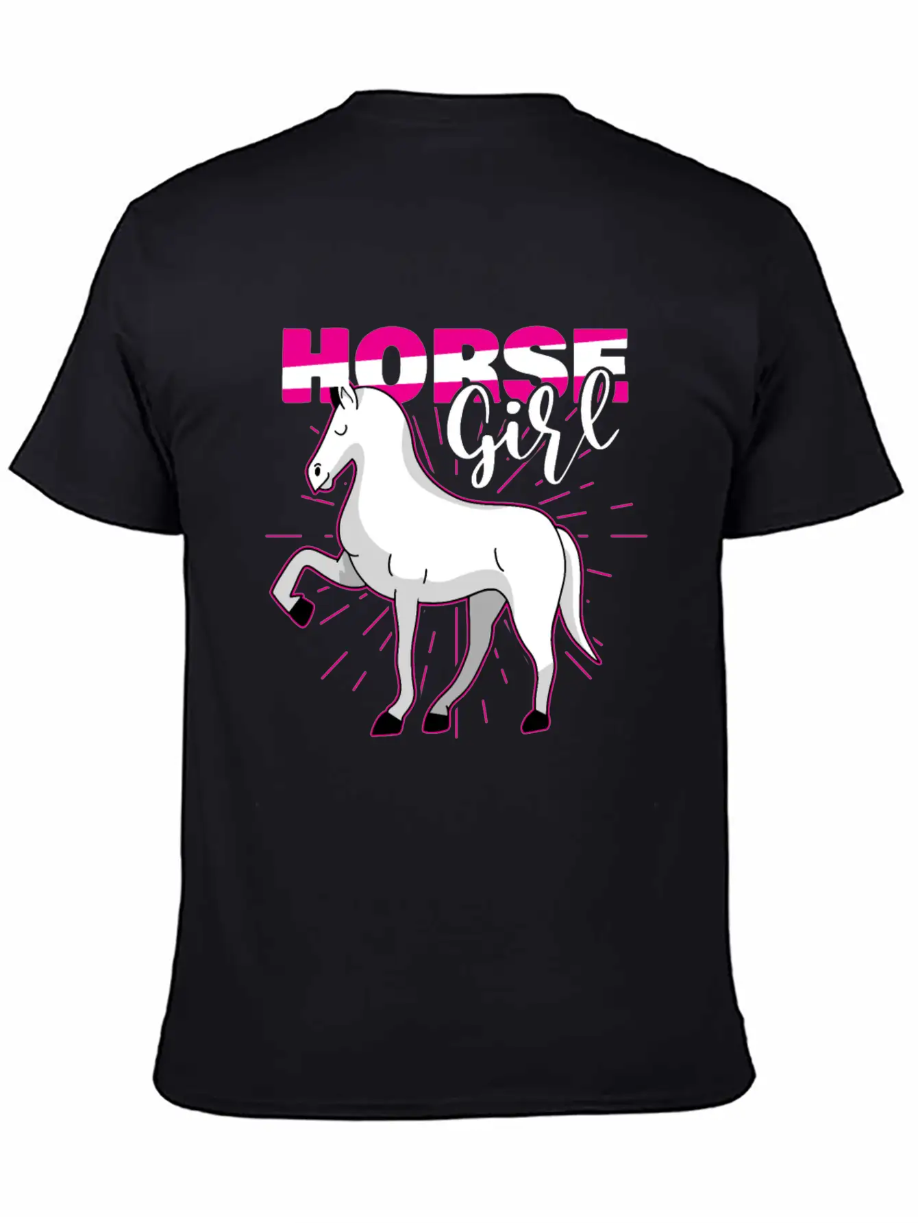 Cowboy Horse Country Western Outfit Horse Girl Casual Graphic T-Shirt – Simple And Comfortable Daily Wear