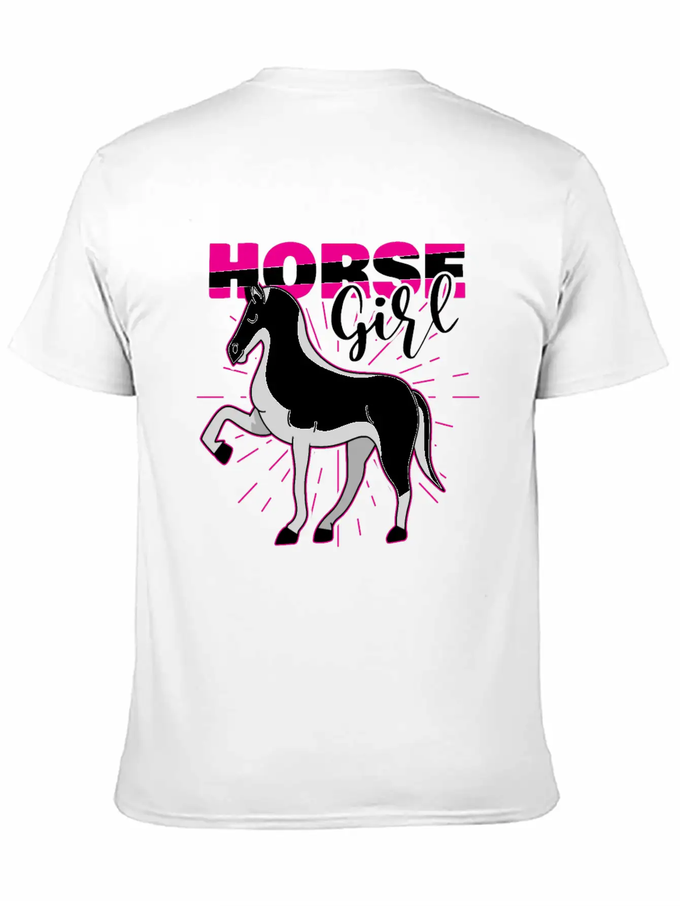 Cowboy Horse Country Western Outfit Horse Girl Casual Graphic T-Shirt – Simple And Comfortable Daily Wear