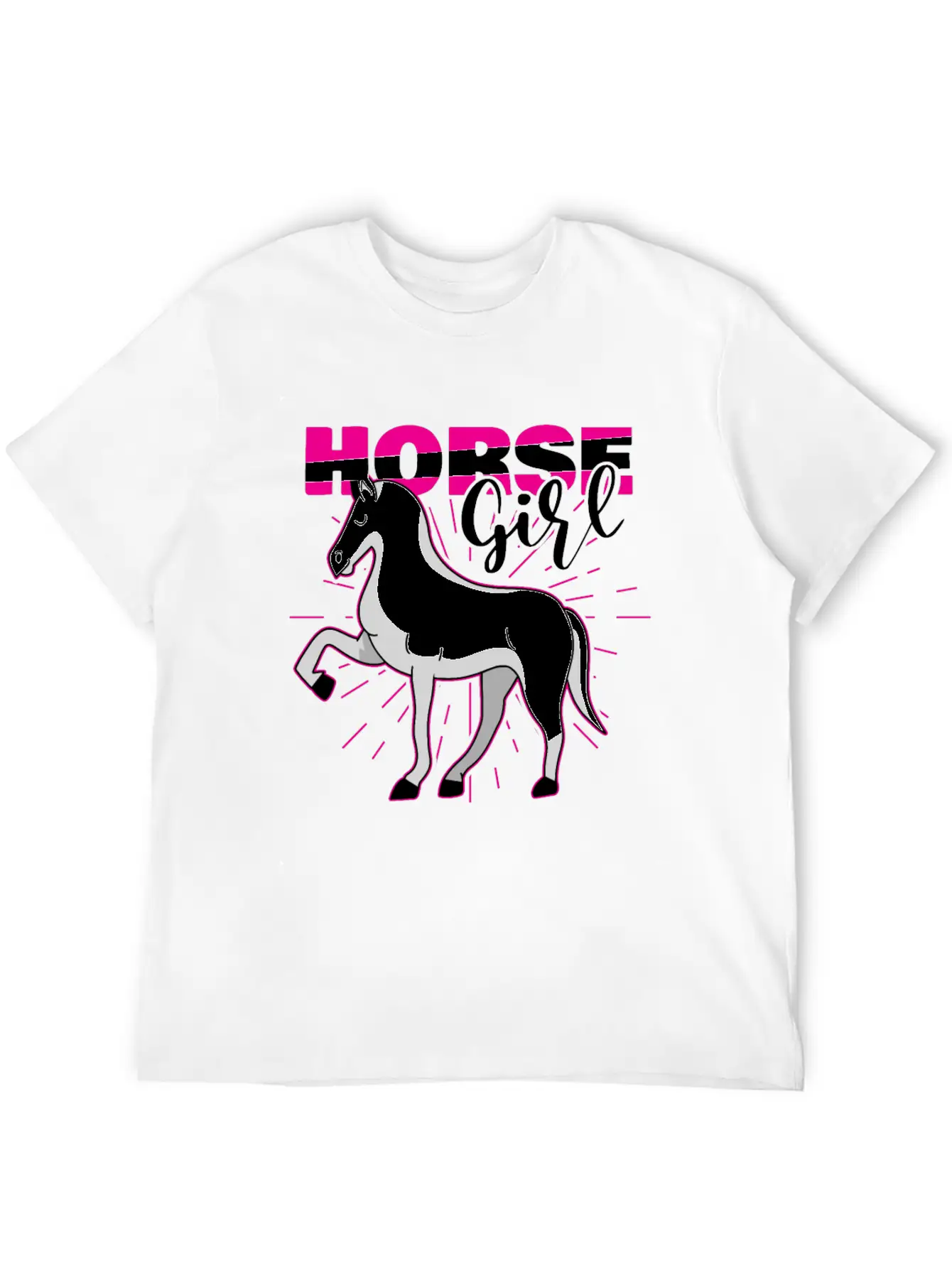 Cowboy Horse Country Western Outfit Horse Girl Casual Graphic T-Shirt – Simple And Comfortable Daily Wear