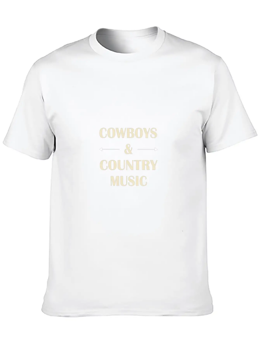Cowboys And Country Music Unisex Short Sleeve Soft Cotton T-Shirt – Casual Everyday Wear