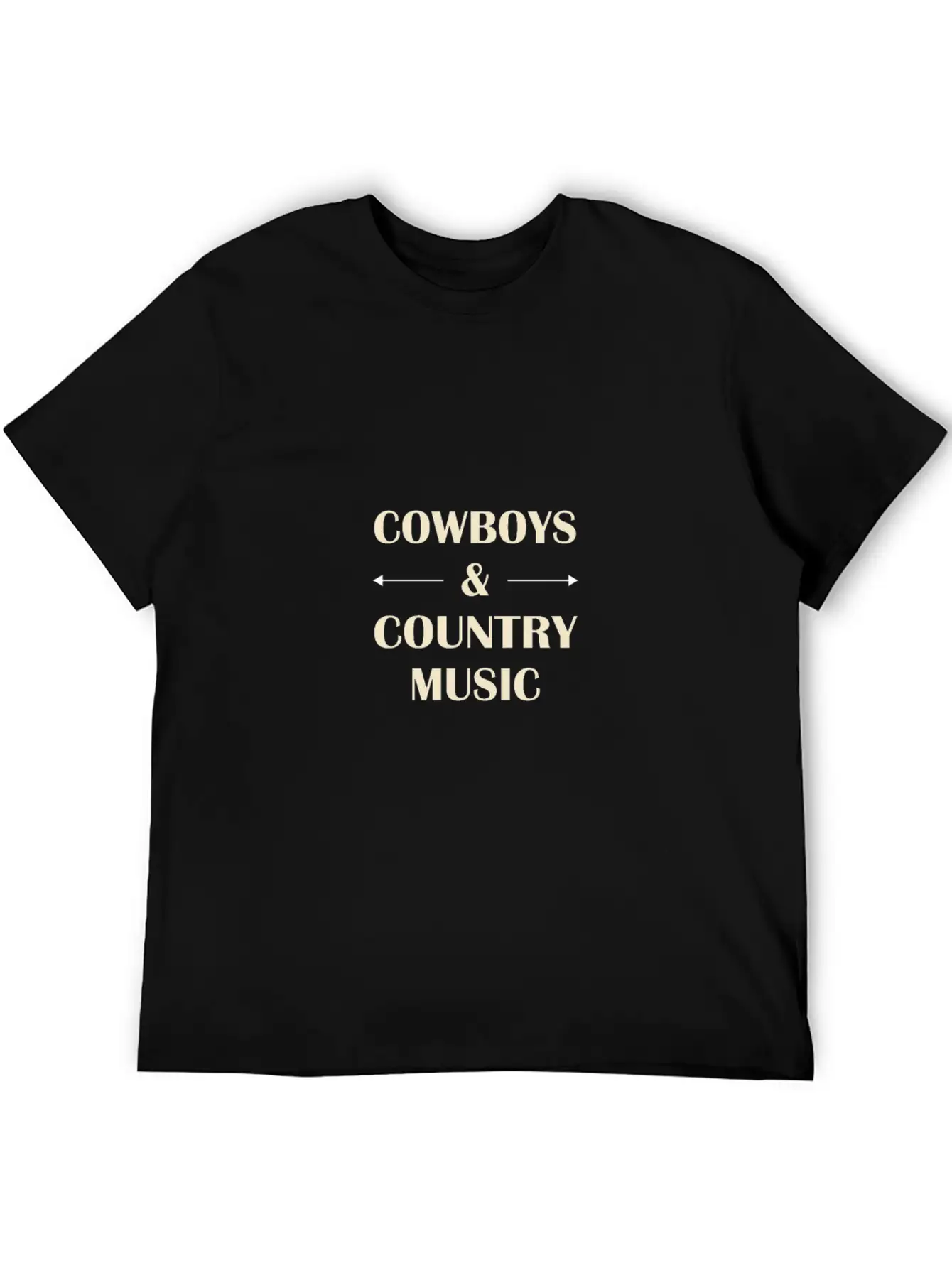 Cowboys And Country Music Unisex Short Sleeve Soft Cotton T-Shirt – Casual Everyday Wear