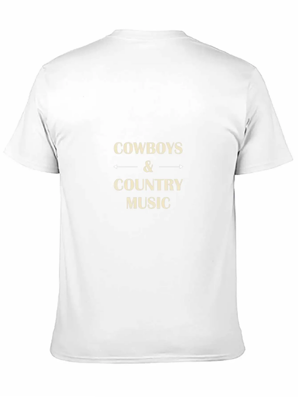 Cowboys And Country Music Unisex Short Sleeve Soft Cotton T-Shirt – Casual Everyday Wear