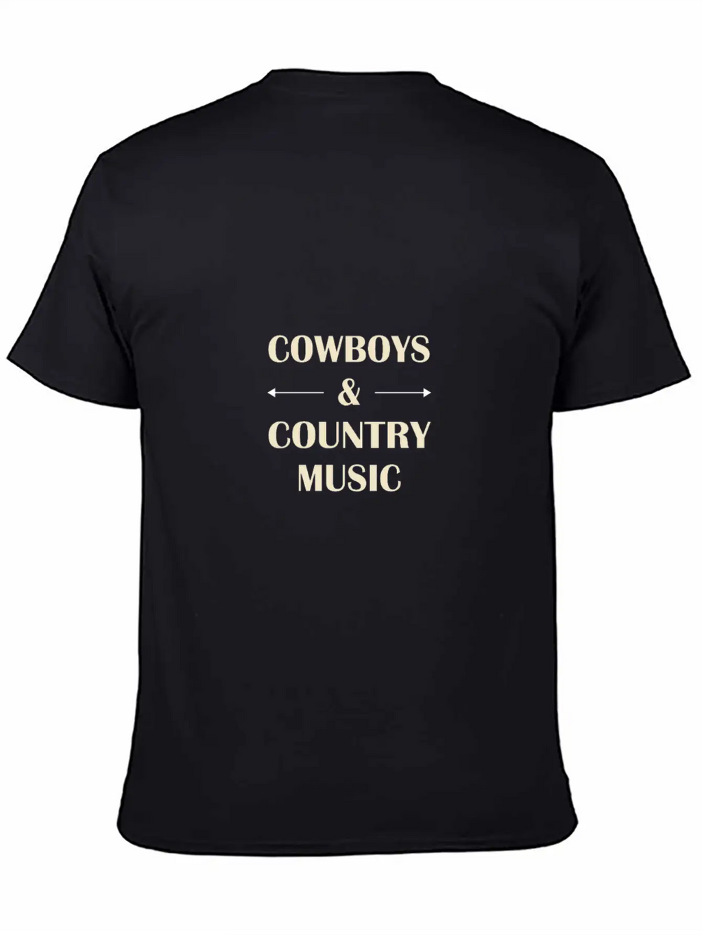 Cowboys And Country Music Unisex Short Sleeve Soft Cotton T-Shirt – Casual Everyday Wear