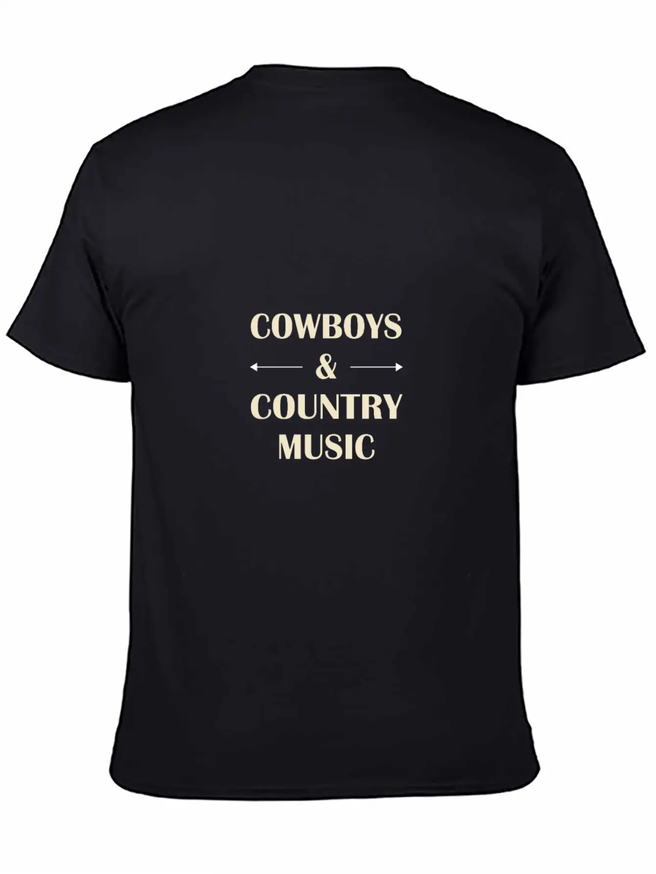Cowboys And Country Music Unisex Short Sleeve Soft Cotton T-Shirt – Casual Everyday Wear