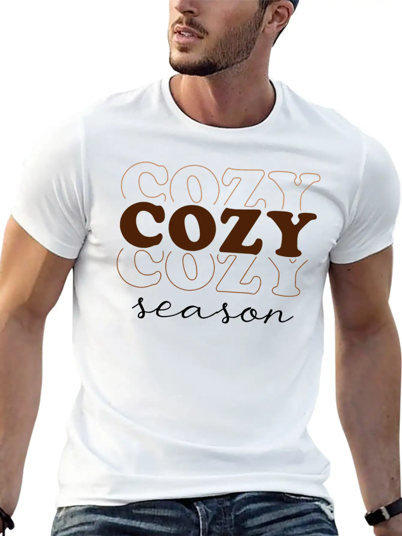 Cozy Season Breathable Soft Cotton T-Shirt – Timeless Casual Look