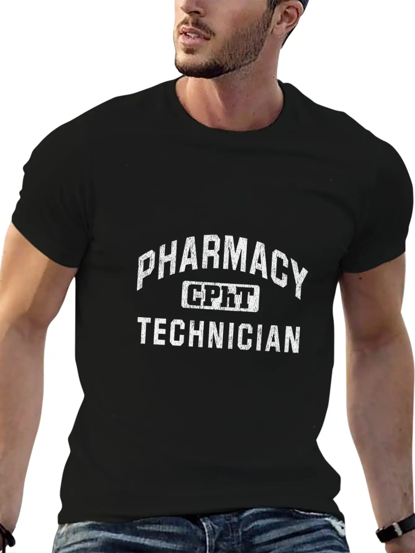 Cpht Certified Pharmacy Technician Gift Casual Graphic T-Shirt – Simple And Comfortable Daily Wear