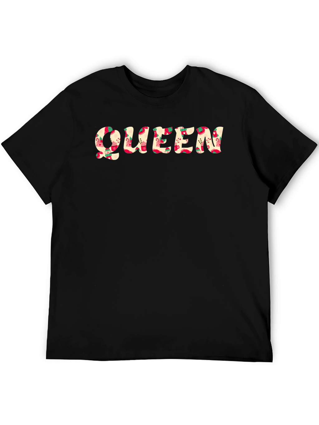 Queen Graphic Print Crew Neck T-Shirt