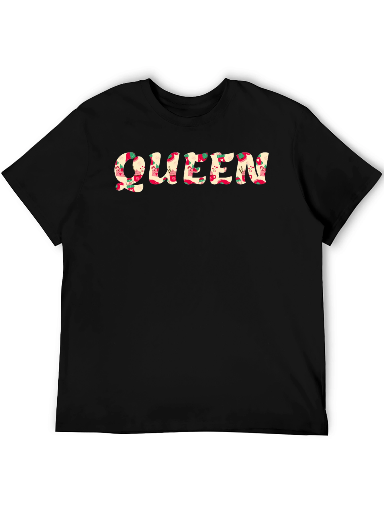 Queen Graphic Print Crew Neck T-Shirt