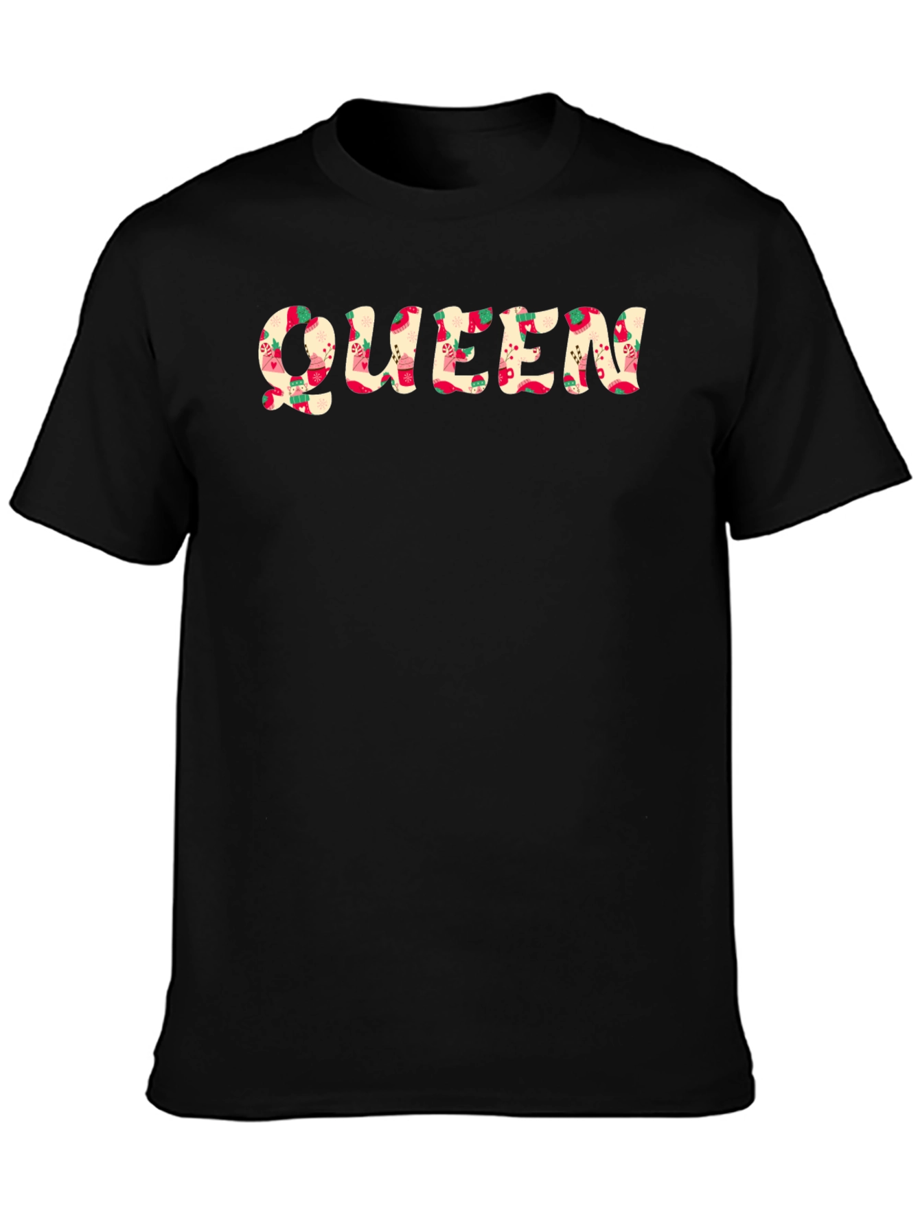Queen Graphic Print Crew Neck T-Shirt
