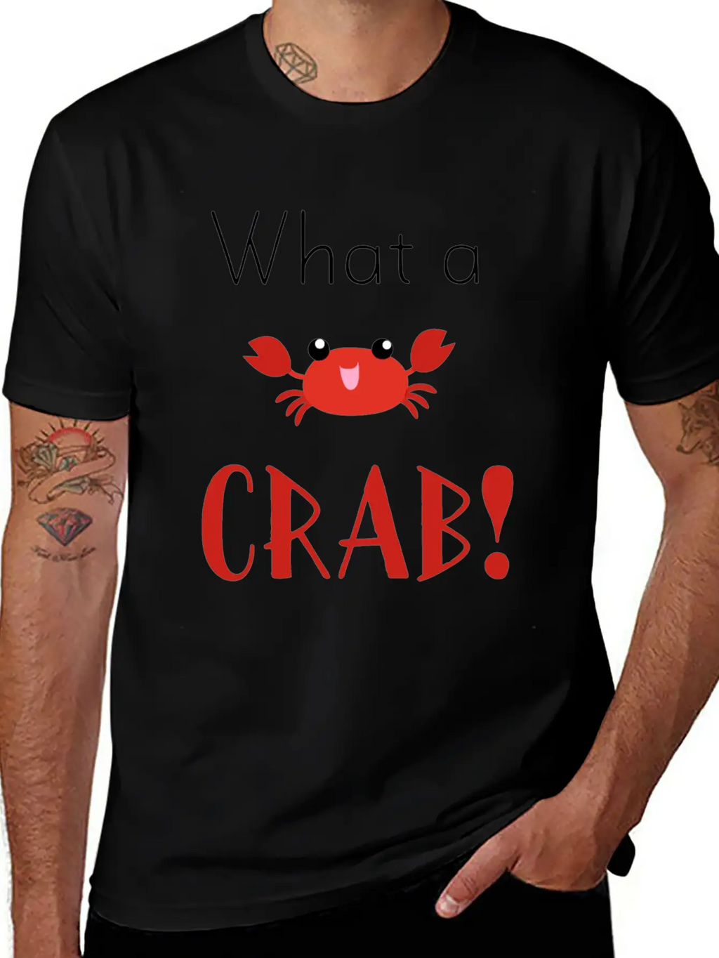 Crab Casual Graphic T-Shirt – Simple And Comfortable Daily Wear