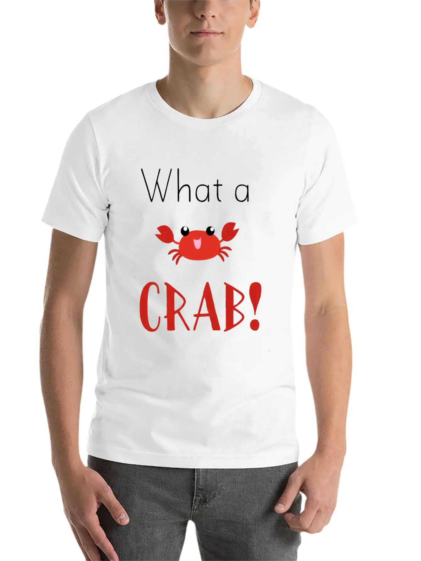 Crab Casual Graphic T-Shirt – Simple And Comfortable Daily Wear