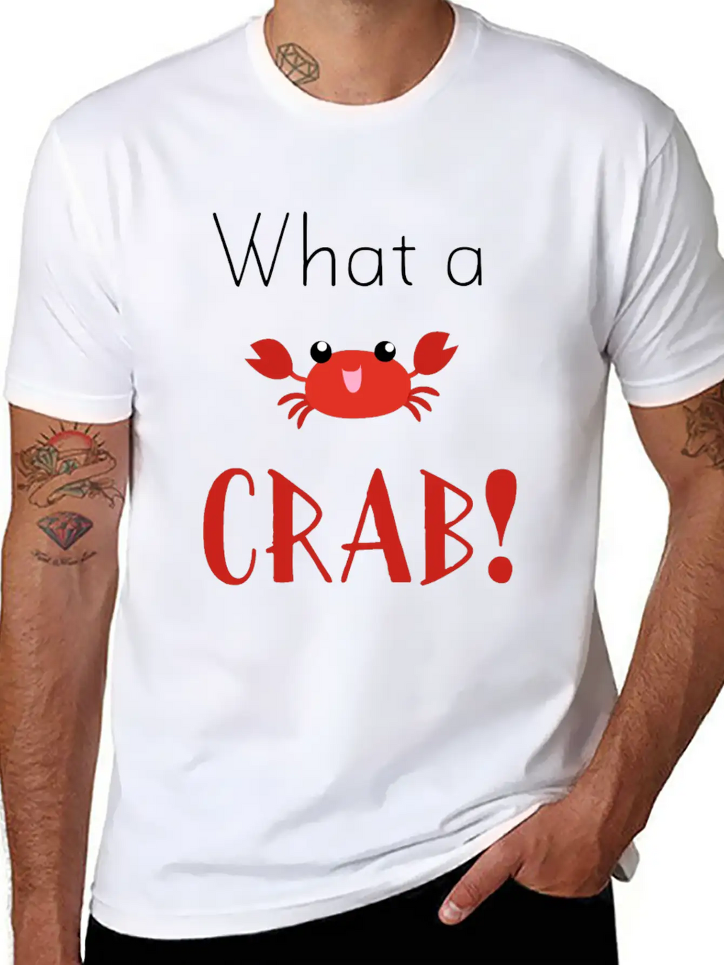 Crab Casual Graphic T-Shirt – Simple And Comfortable Daily Wear