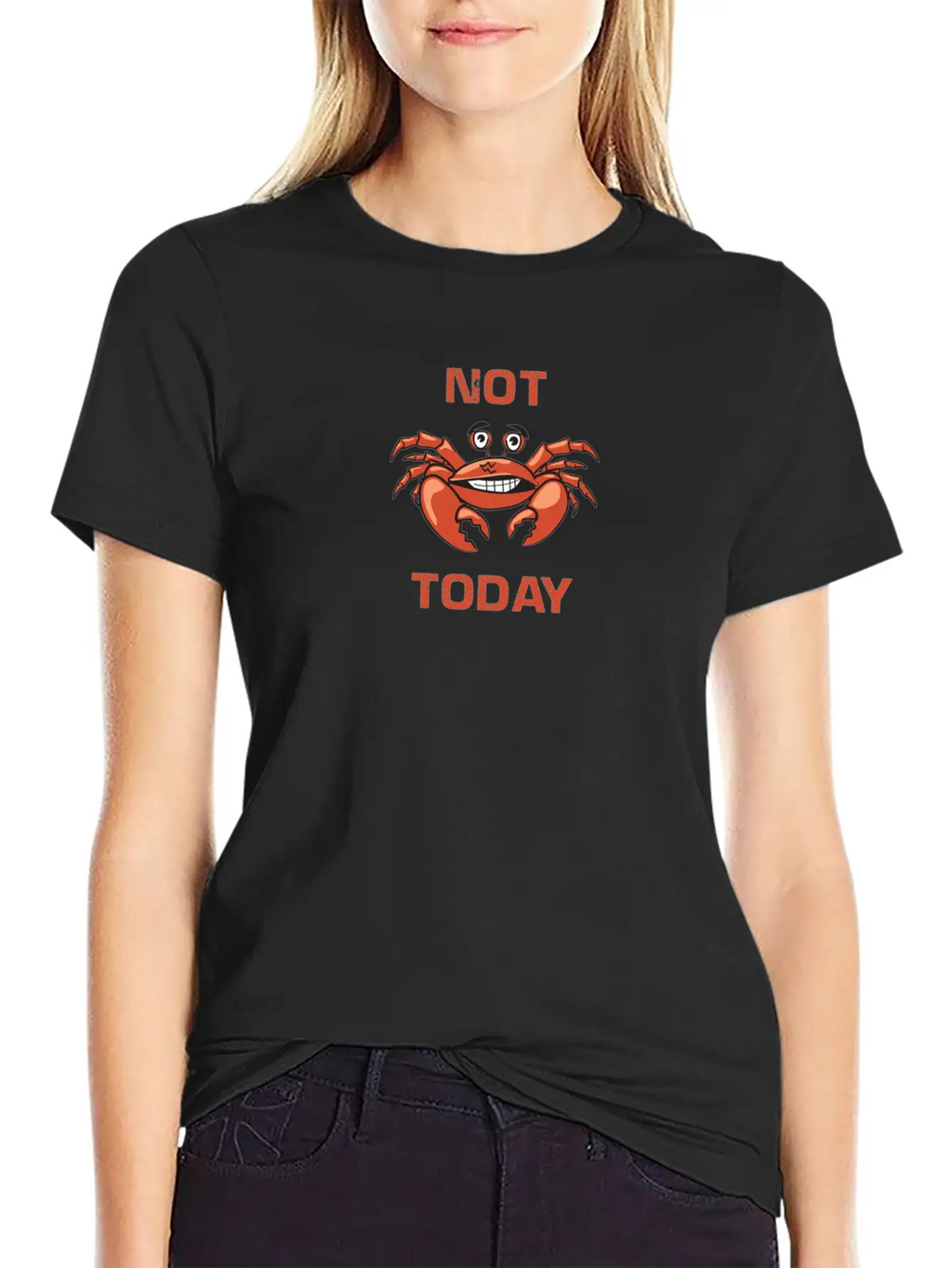 Crab Not Today Unisex Casual T-Shirt – Clean Design For Daily Comfort