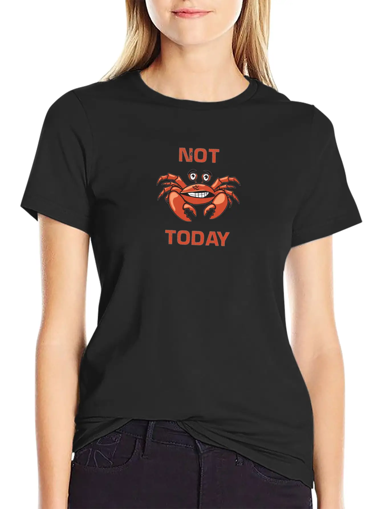 Crab Not Today Unisex Casual T-Shirt – Clean Design For Daily Comfort