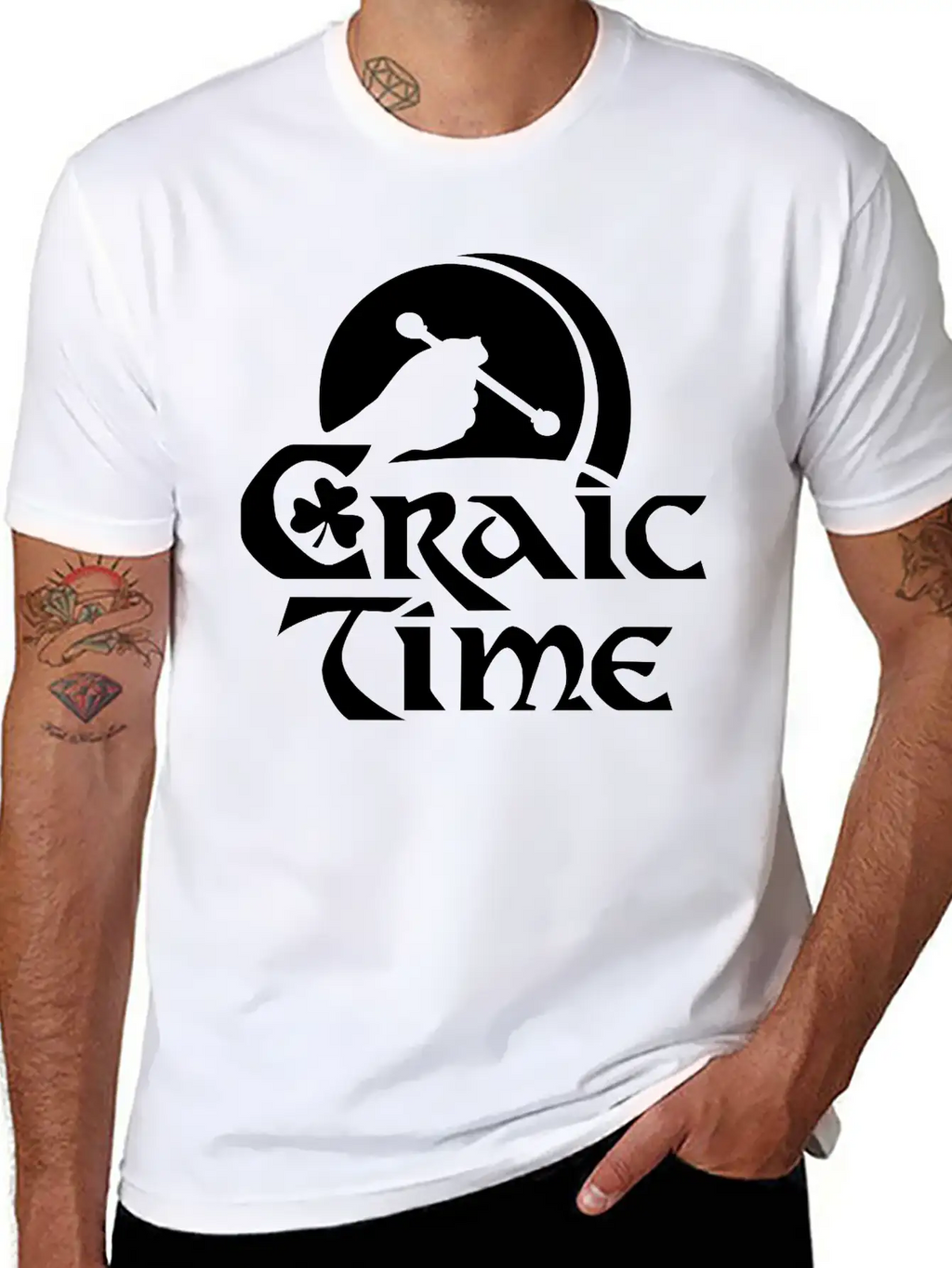 Craic Time Breathable Soft Cotton T-Shirt – Timeless Casual Look