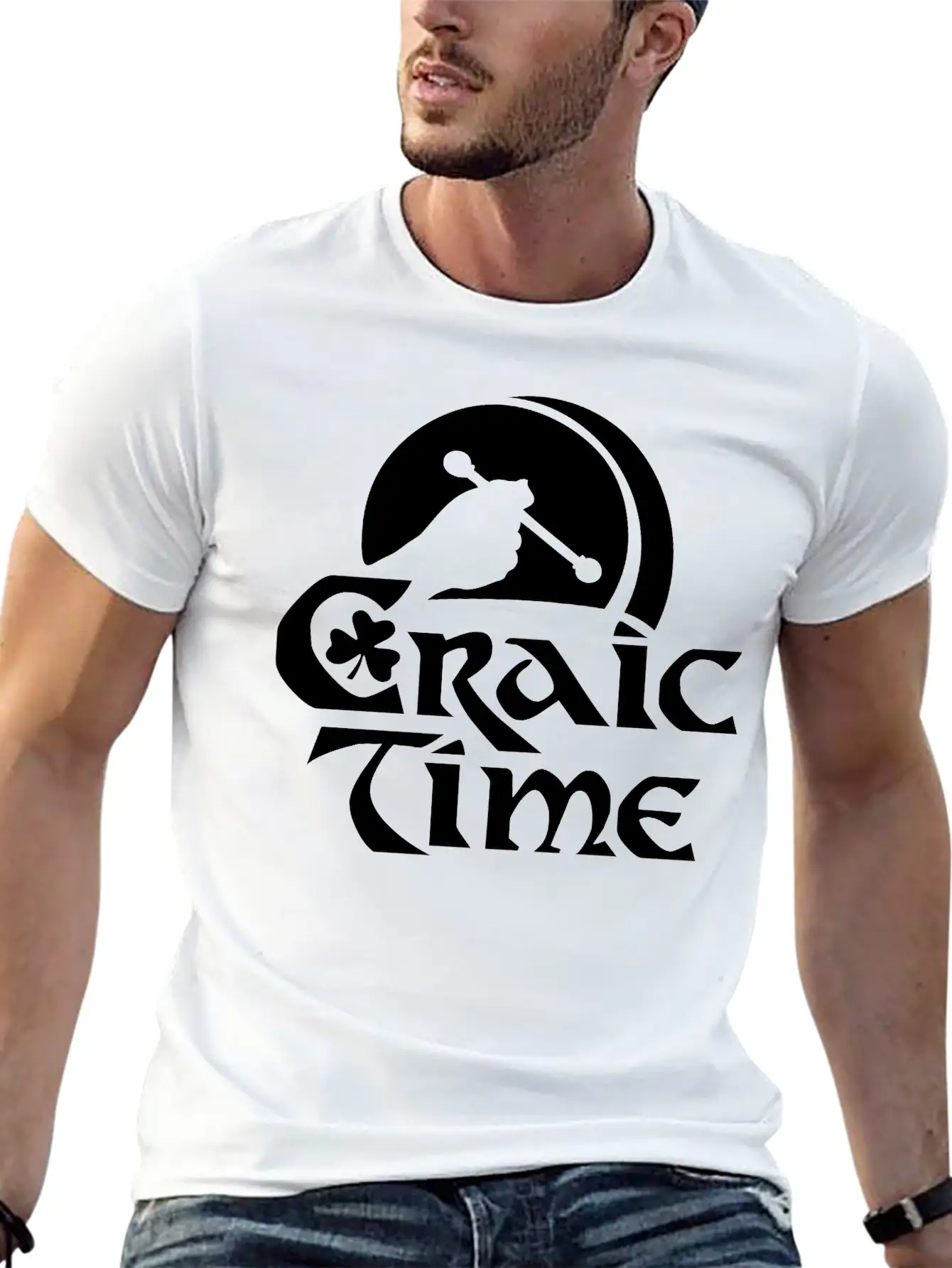 Craic Time Breathable Soft Cotton T-Shirt – Timeless Casual Look