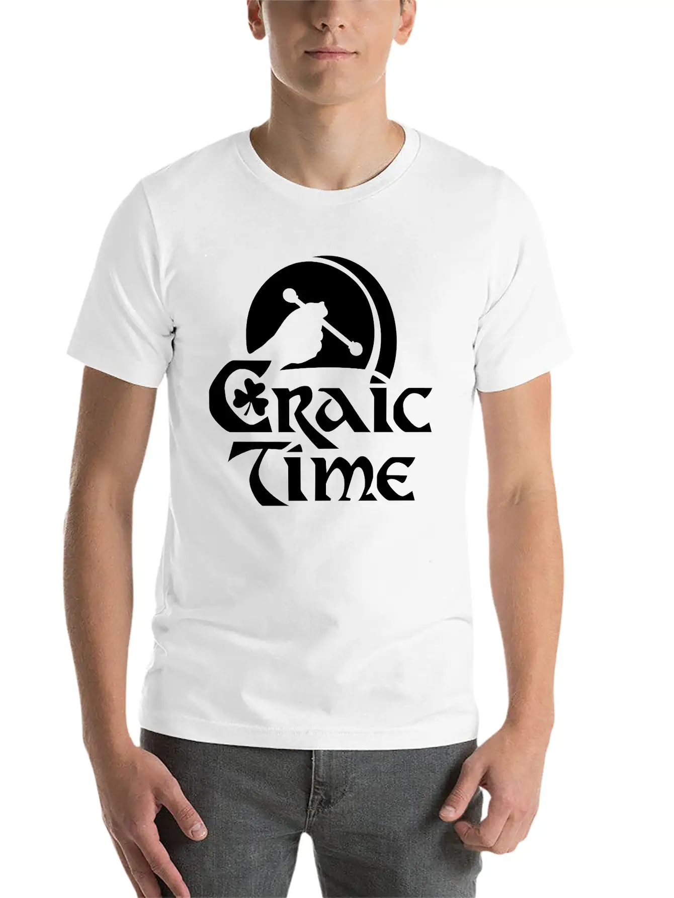Craic Time Breathable Soft Cotton T-Shirt – Timeless Casual Look