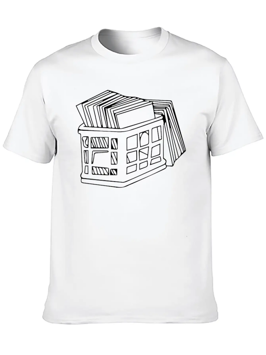 CRATE OF RECORDS Breathable Soft Cotton T-Shirt – Timeless Casual Look