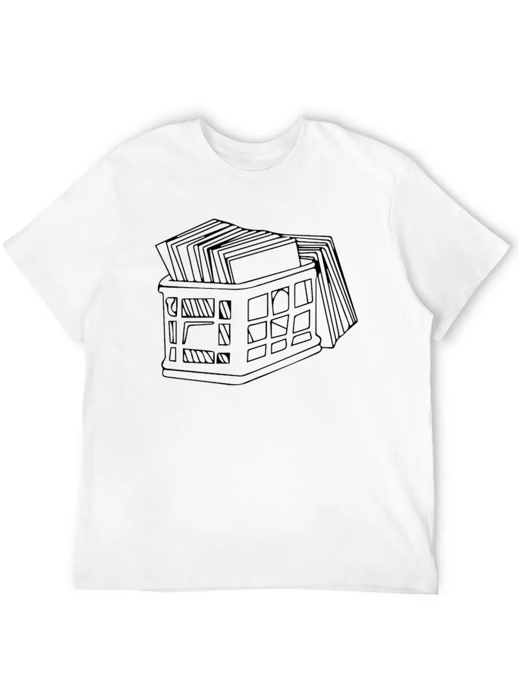 CRATE OF RECORDS Breathable Soft Cotton T-Shirt – Timeless Casual Look