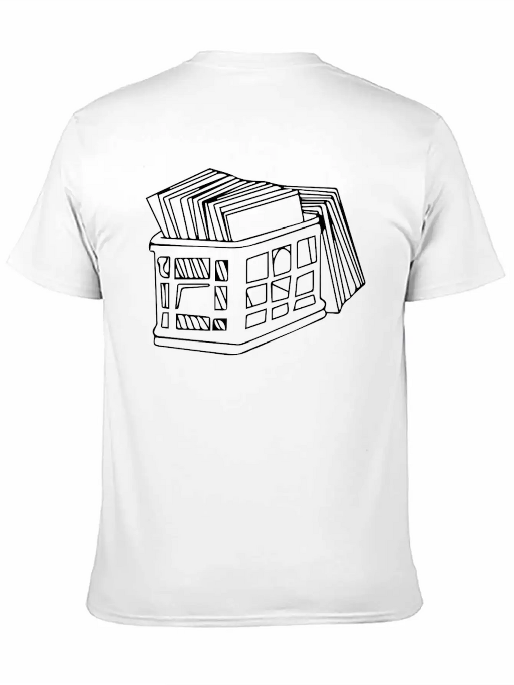 CRATE OF RECORDS Breathable Soft Cotton T-Shirt – Timeless Casual Look