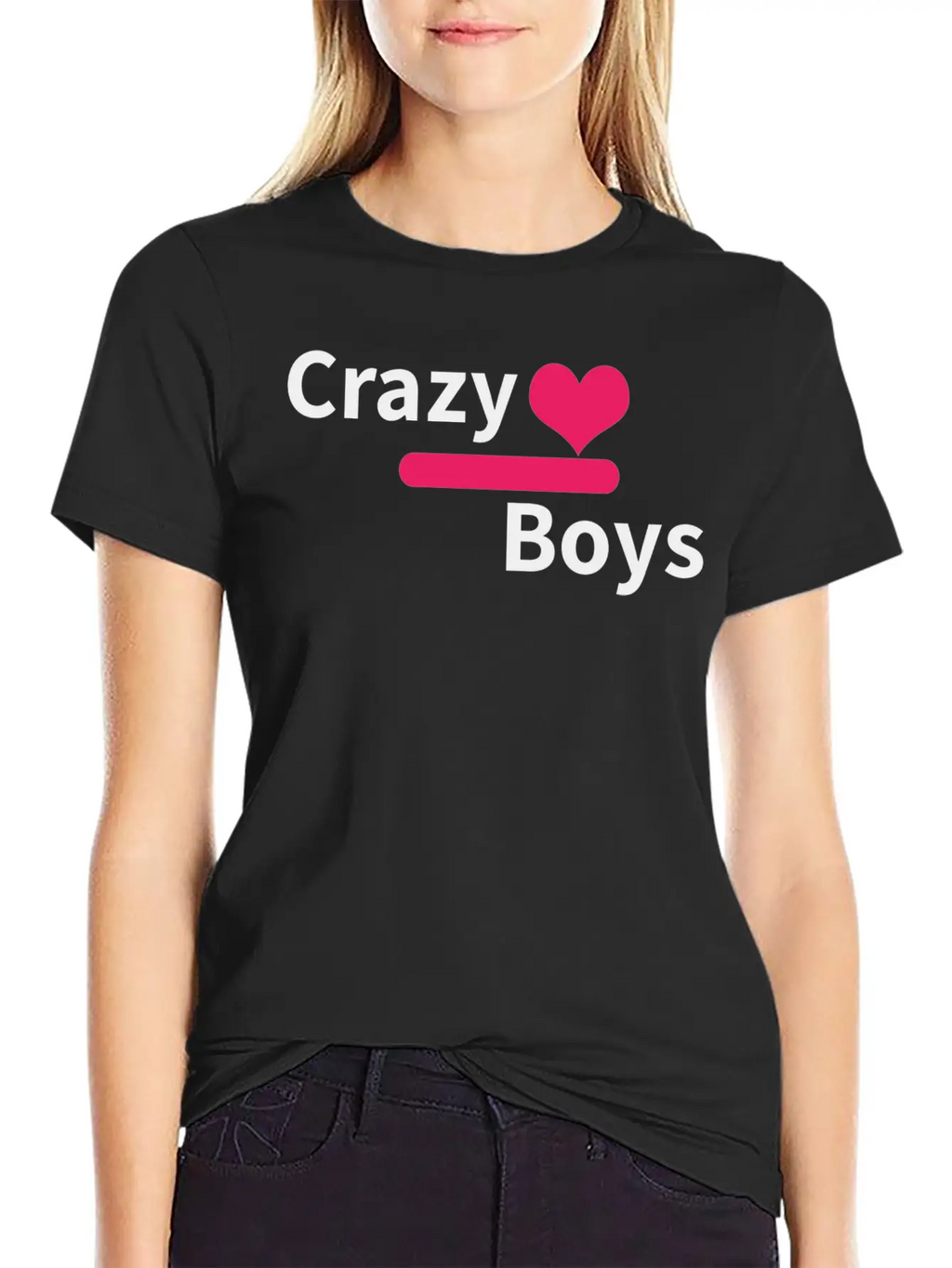 Crazy Boys Unisex Short Sleeve Soft Cotton T-Shirt – Casual Everyday Wear