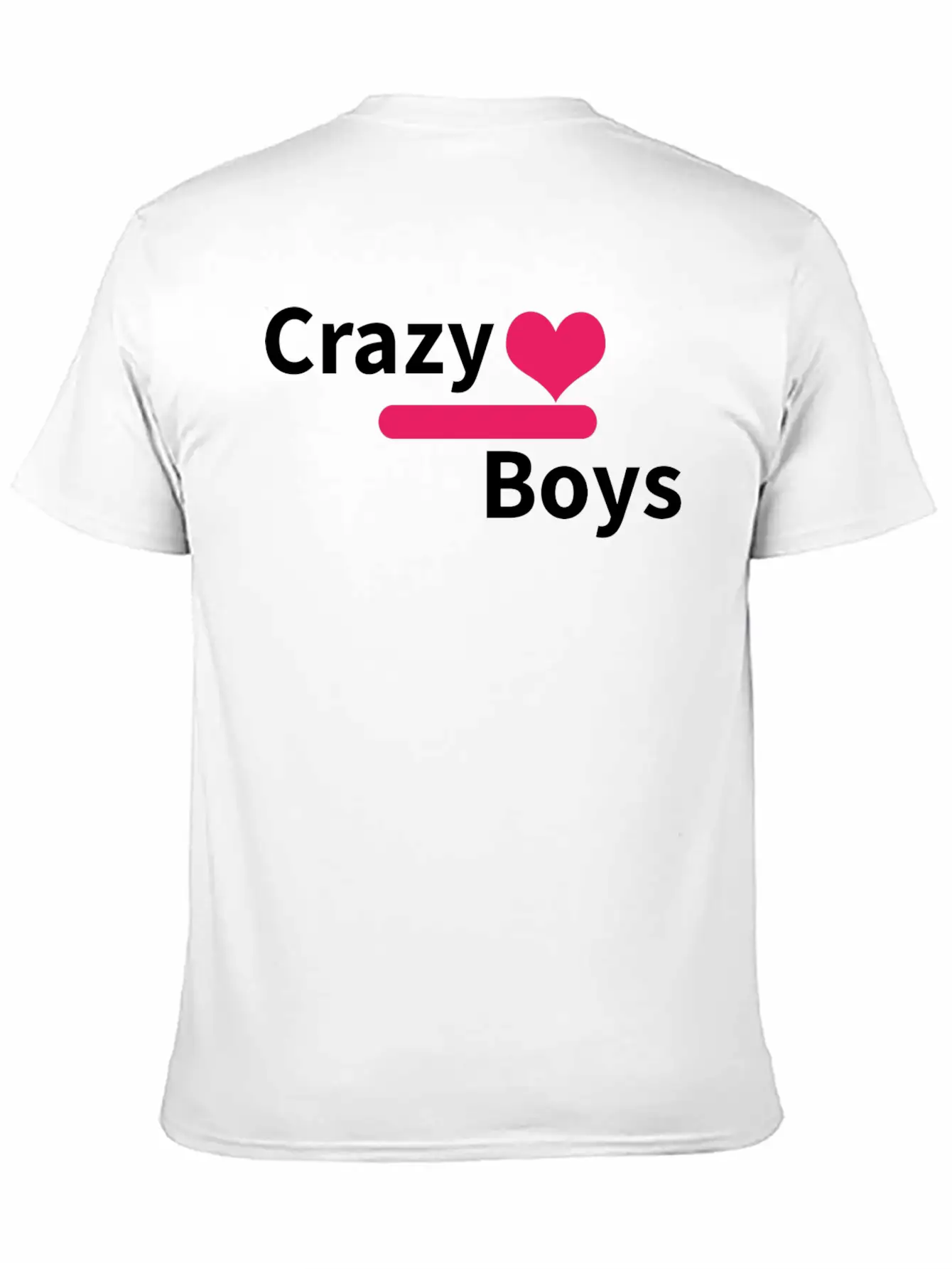 Crazy Boys Unisex Short Sleeve Soft Cotton T-Shirt – Casual Everyday Wear