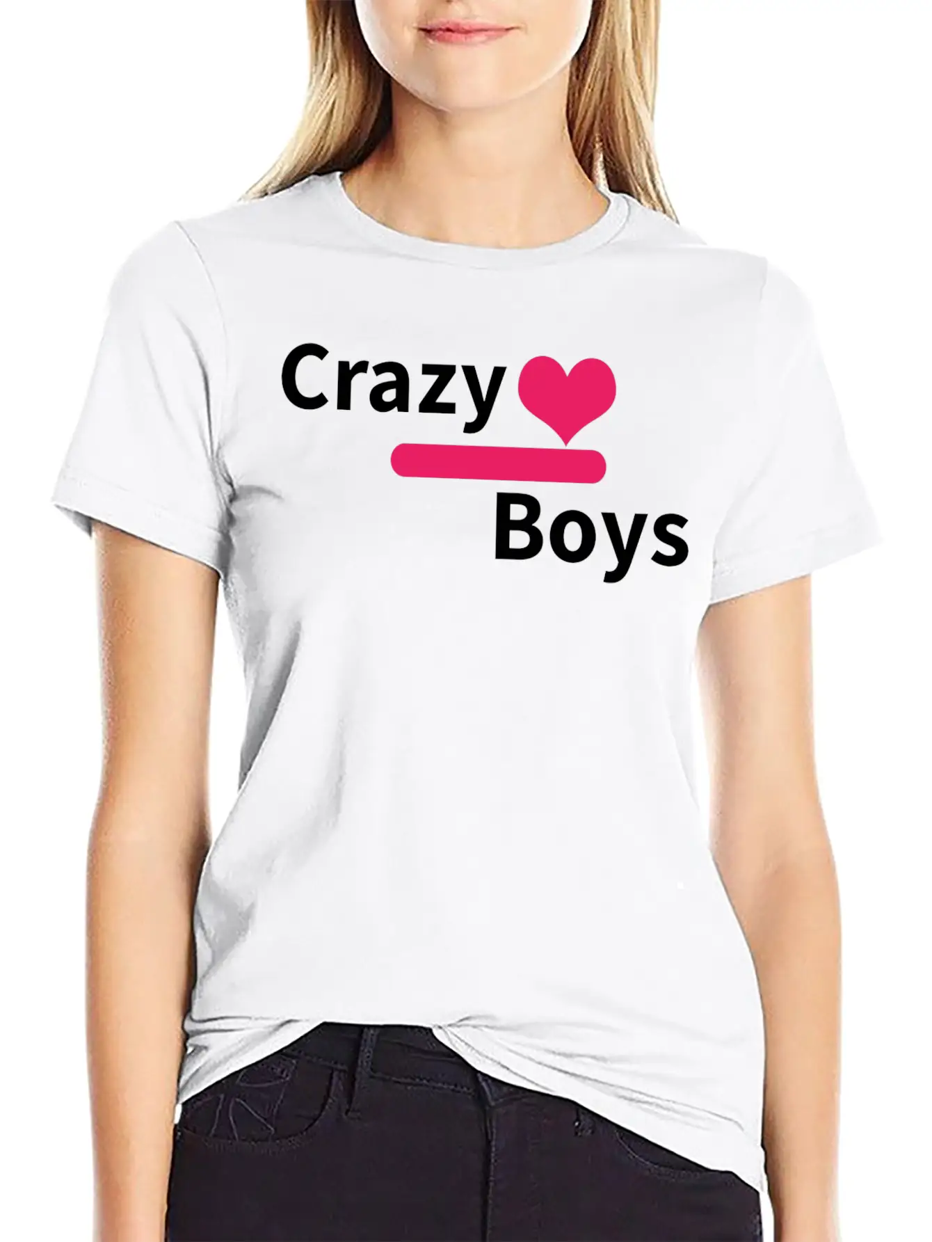 Crazy Boys Unisex Short Sleeve Soft Cotton T-Shirt – Casual Everyday Wear