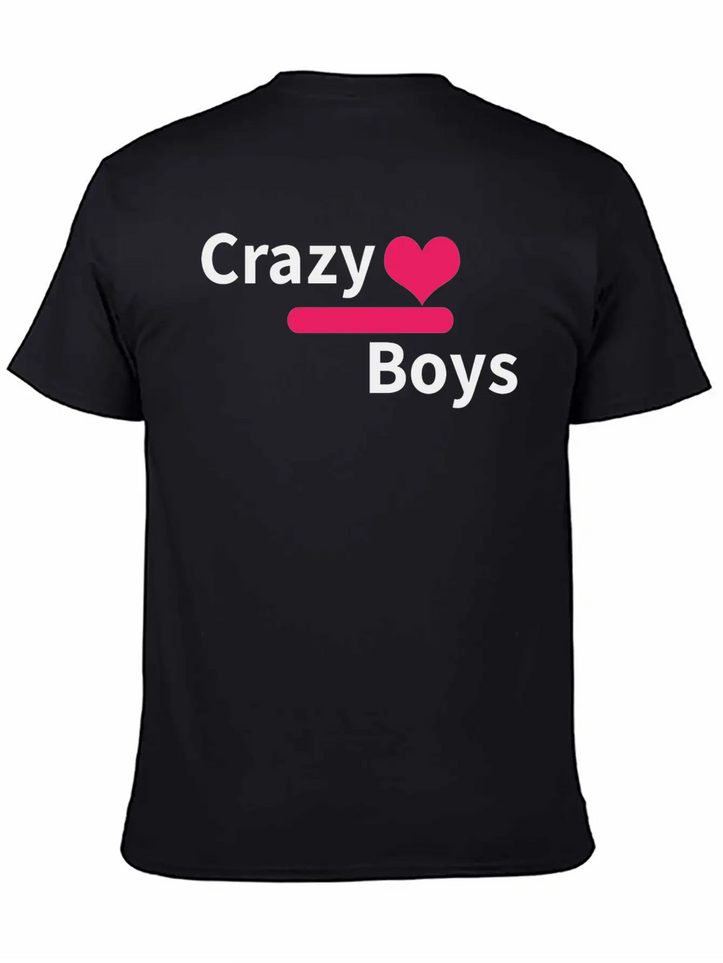Crazy Boys Unisex Short Sleeve Soft Cotton T-Shirt – Casual Everyday Wear