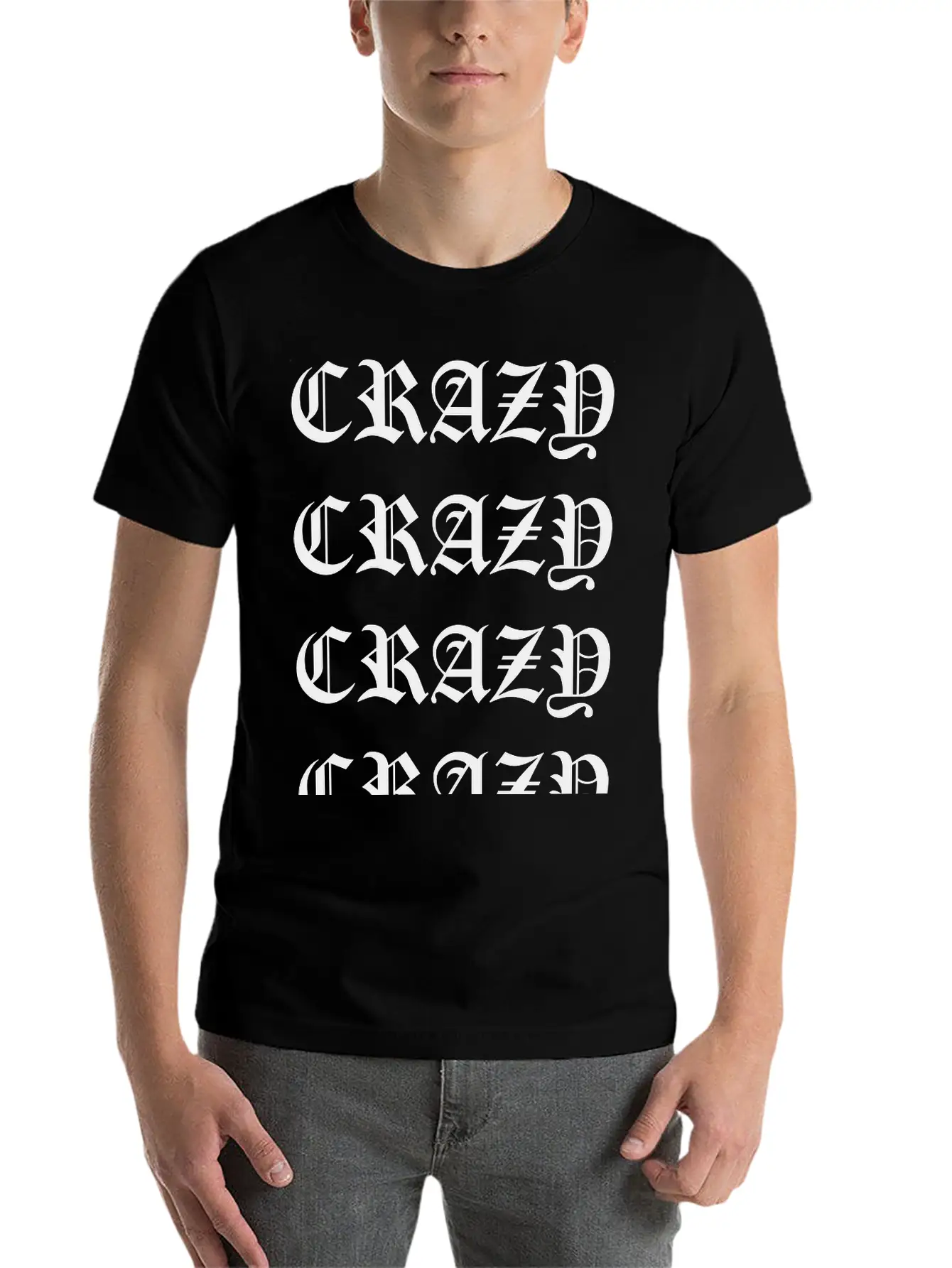 Crazy Crazy Crazy Crazy Stylish Everyday T-Shirt – Unisex Basic Cotton Tee