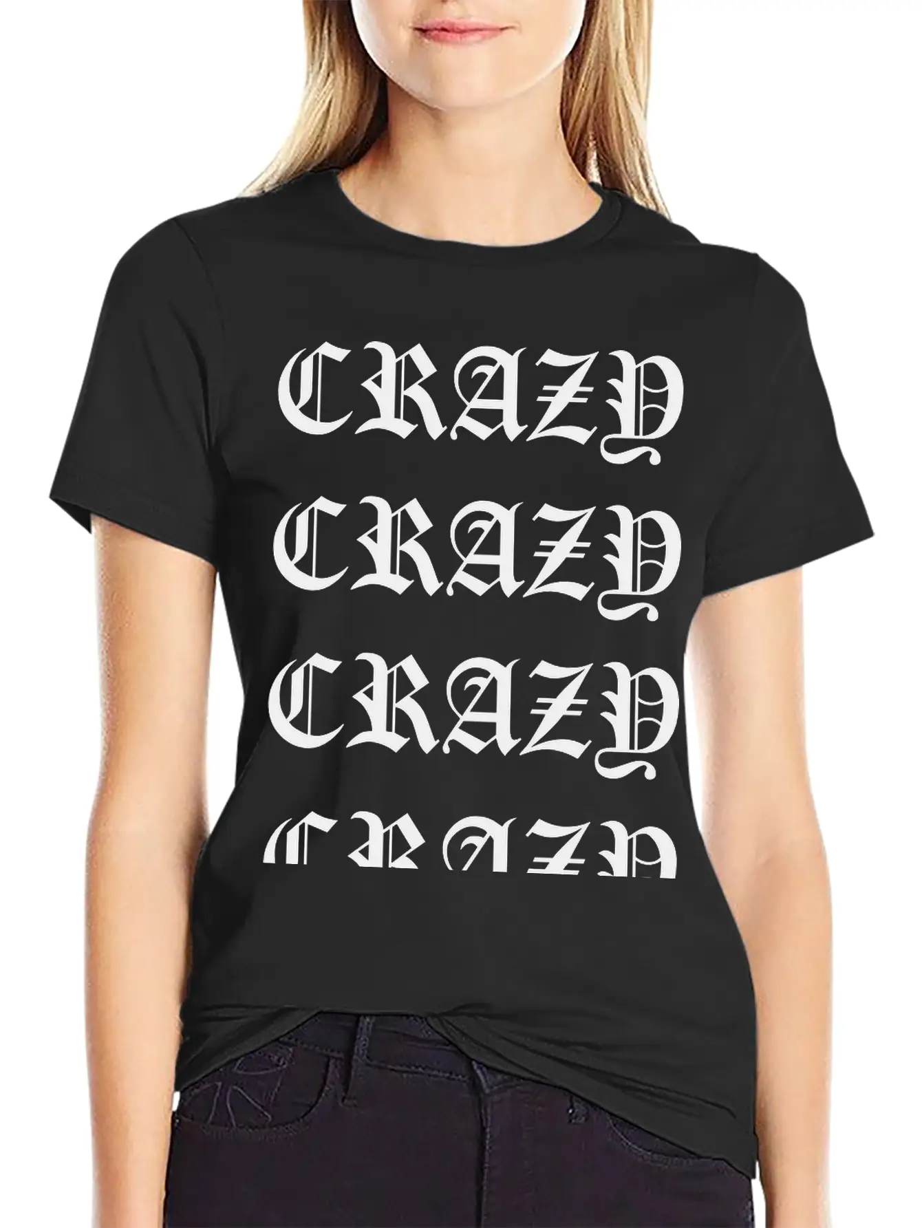 Crazy Crazy Crazy Crazy Stylish Everyday T-Shirt – Unisex Basic Cotton Tee
