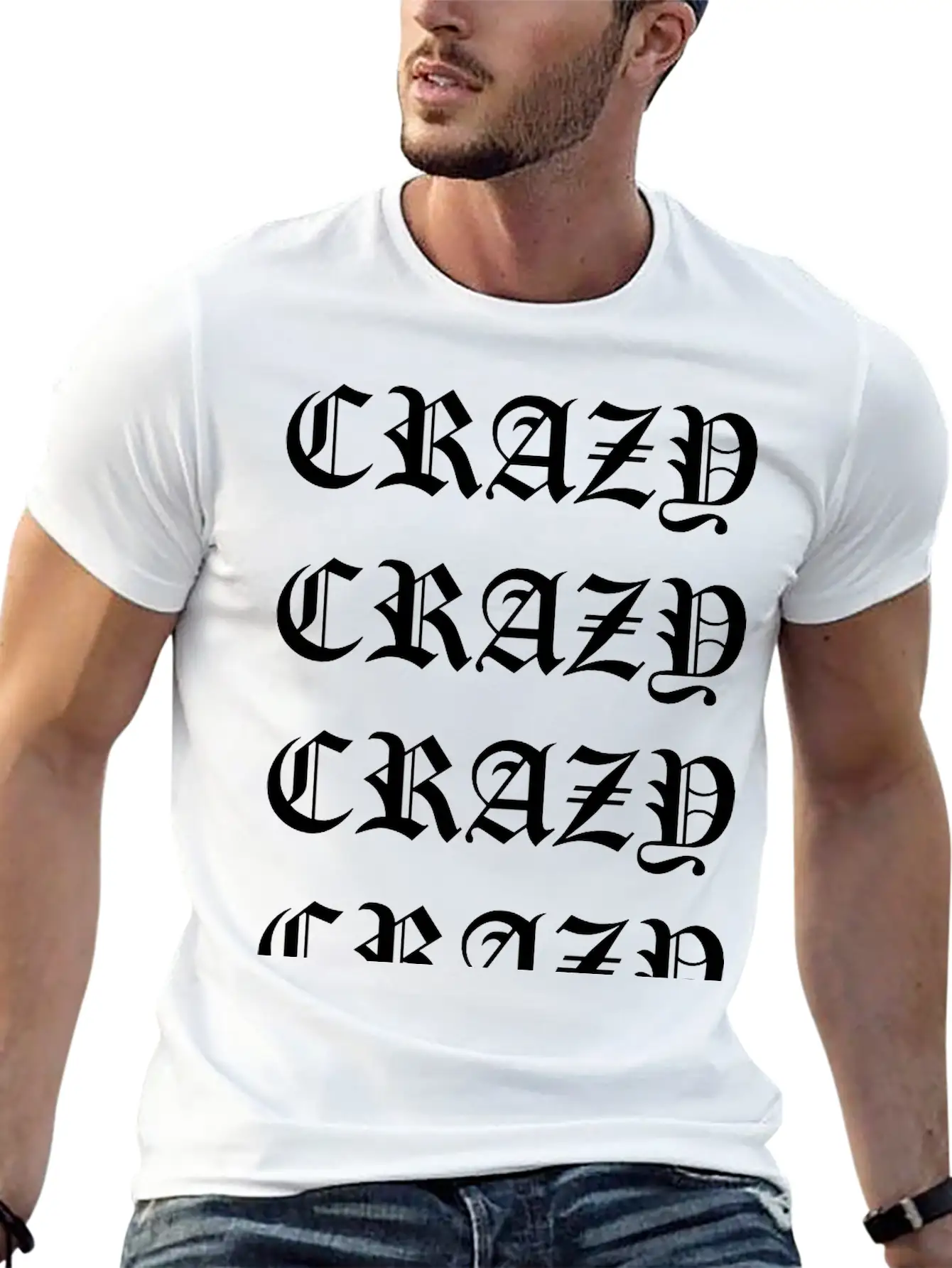 Crazy Crazy Crazy Crazy Stylish Everyday T-Shirt – Unisex Basic Cotton Tee