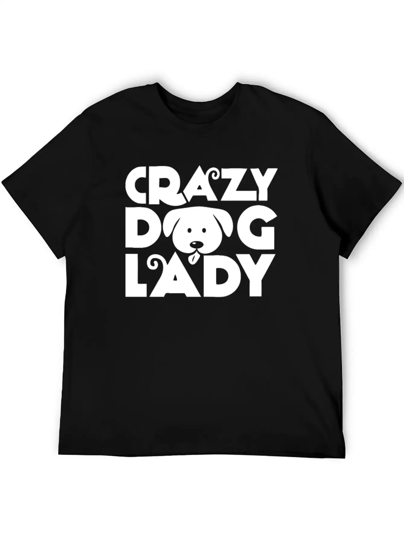 Crazy Dog Lady Unisex Casual T-Shirt – Clean Design For Daily Comfort