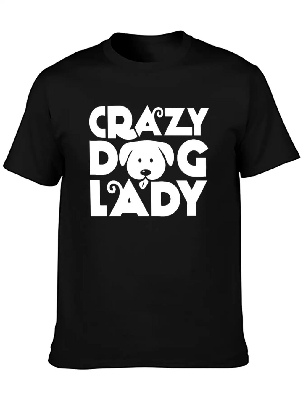 Crazy Dog Lady Unisex Casual T-Shirt – Clean Design For Daily Comfort