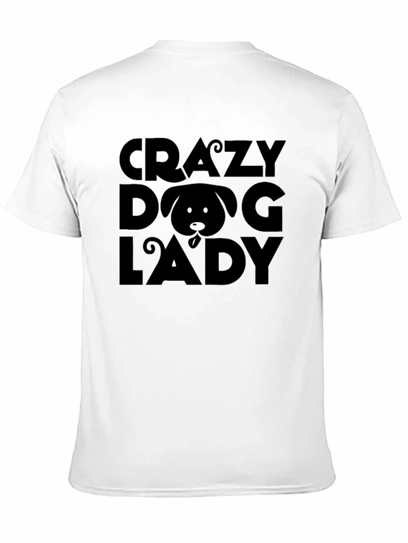 Crazy Dog Lady Unisex Casual T-Shirt – Clean Design For Daily Comfort