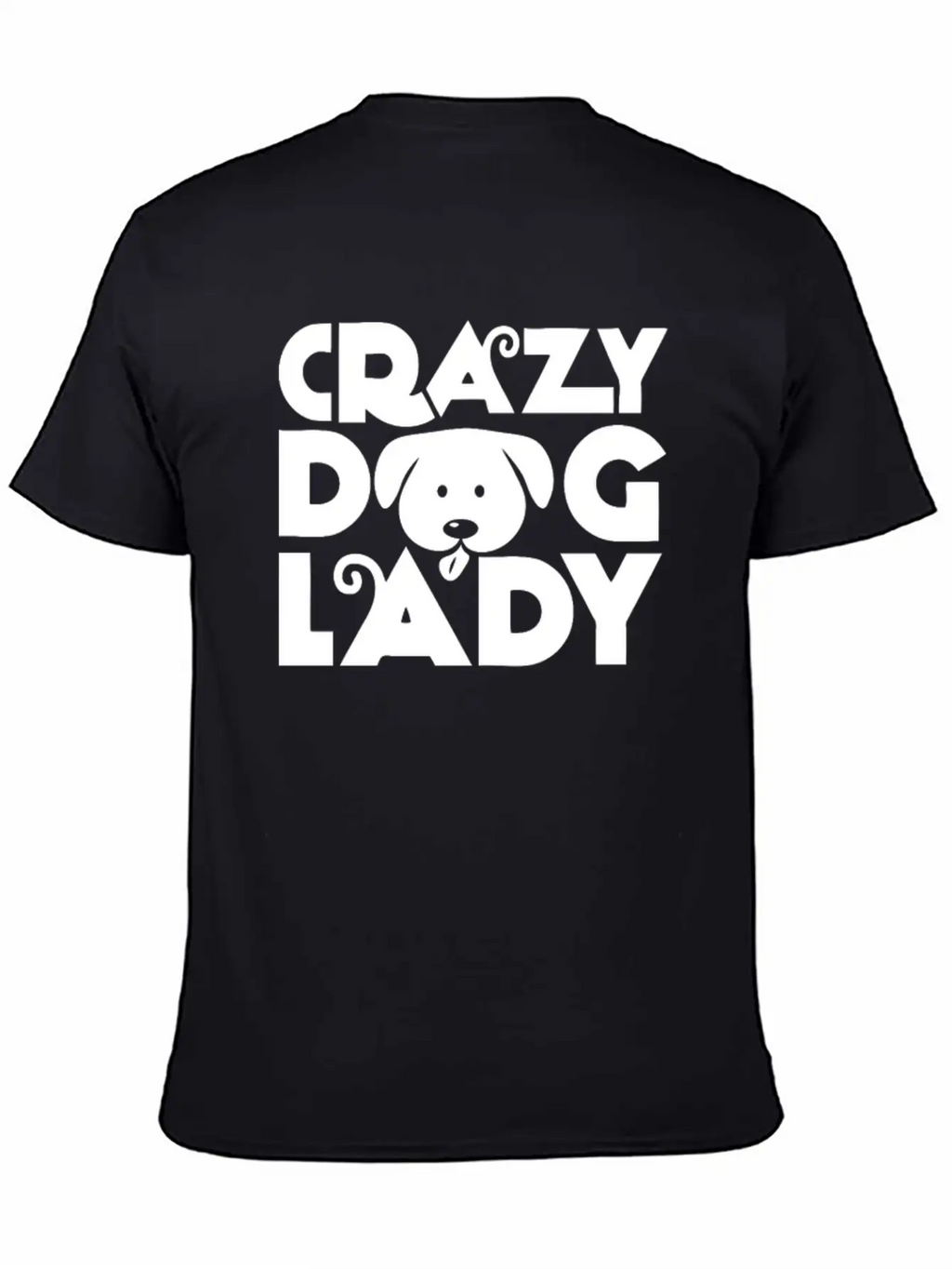 Crazy Dog Lady Unisex Casual T-Shirt – Clean Design For Daily Comfort