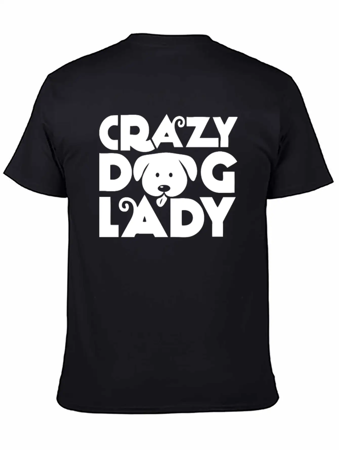Crazy Dog Lady Unisex Casual T-Shirt – Clean Design For Daily Comfort