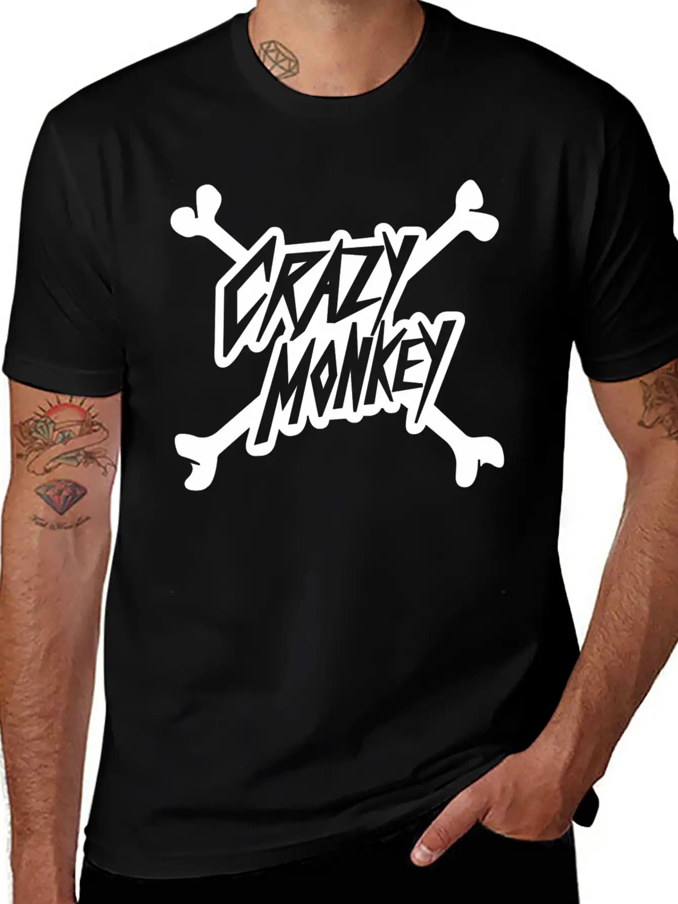 Crazy Monkey Unisex Casual T-Shirt – Clean Design For Daily Comfort