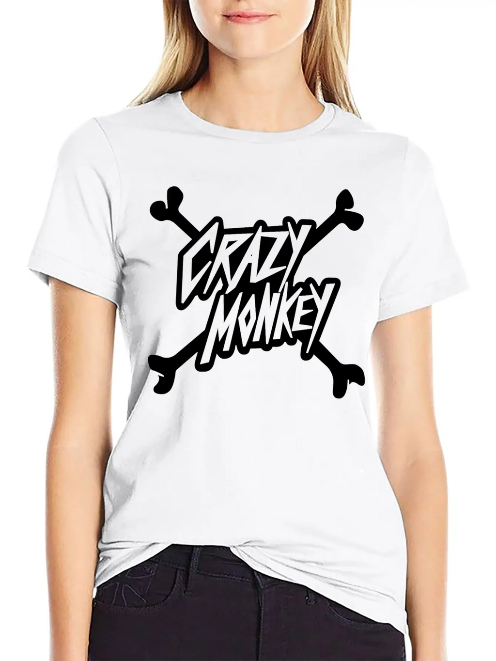 Crazy Monkey Unisex Casual T-Shirt – Clean Design For Daily Comfort