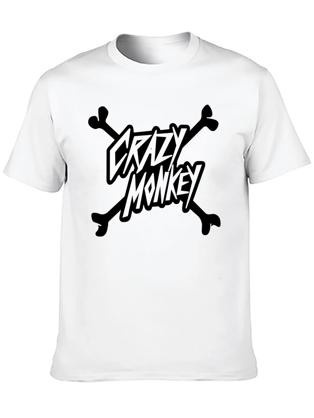 Crazy Monkey Unisex Casual T-Shirt – Clean Design For Daily Comfort