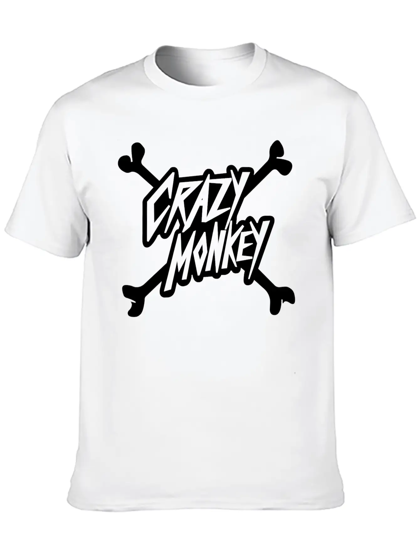 Crazy Monkey Unisex Casual T-Shirt – Clean Design For Daily Comfort