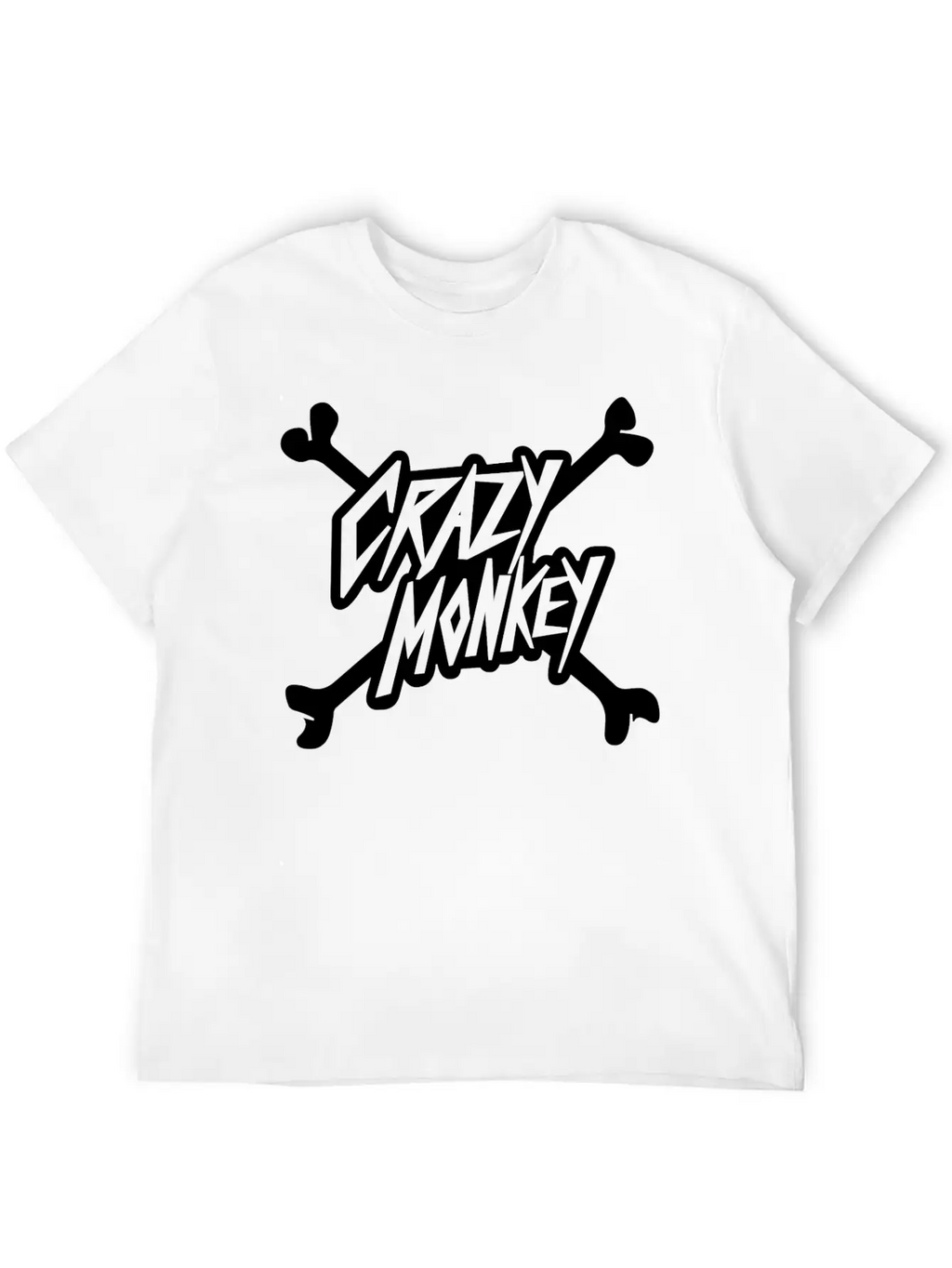 Crazy Monkey Unisex Casual T-Shirt – Clean Design For Daily Comfort